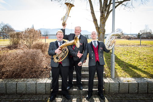 Tenorhornregister des MV Dormettingen e.V. am 08.03.2015